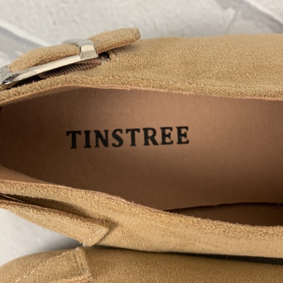 Tinstree Flat slip on shoes Size 9 Pointed Toe Flats Tan New NWOT - Picture 6 of 11